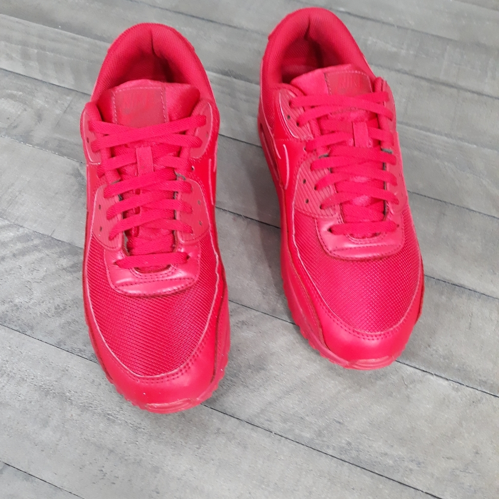 Nike Air Max 90 University Red Sneakers Sz 12 - Picture 3 of 5